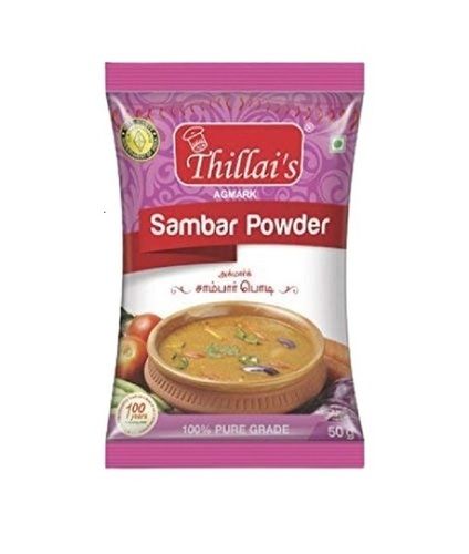 Dried And Blended Spicy A Grade Sambar Powder, 1 Kg Pack