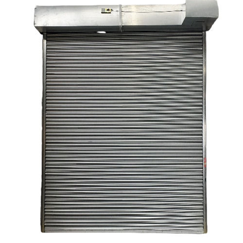 Silver Exterior Automatic Vertical Rust Proof Stainless Steel Rolling Shutter 