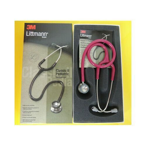 Littmann Pediatric Stethoscope - Double-Sided Chestpiece, Epoxy/Fiberglass Diaphragm | Soft Sealing Eartips, Anodized Aluminum Headset, Ideal for Hospital and Clinic Use