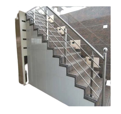 Powder Coated Corrosion Resistant Stainless Steel Stair Railing For Indoor And Outdoor  Arm Length: 3048 Millimeter (Mm)