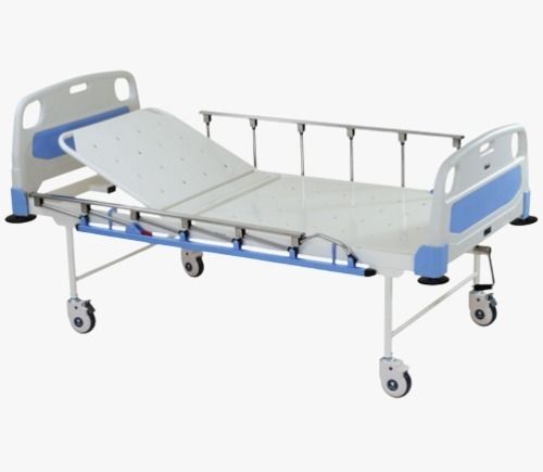 White 2230X1000X700 Mm Manual Stainless Hospital Steel Semi Fowler Bed