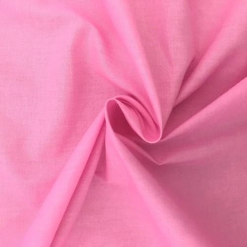 Light Pink 45 Inches 100% Cotton 260 Gsm 60S Yarn Washable Plain Fabric