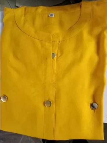 Daily Wear Comfortable Plain Simple Style Long Sleeves Rayon Kurti For Ladies Bust Size: 40 Inch (In)