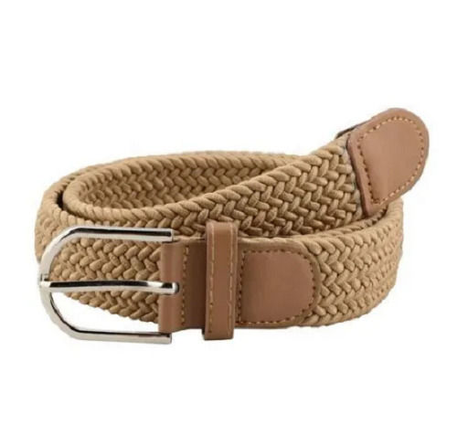 Ladies Plain And Stylish Canvas Fashion Belt With Zinc Buckle