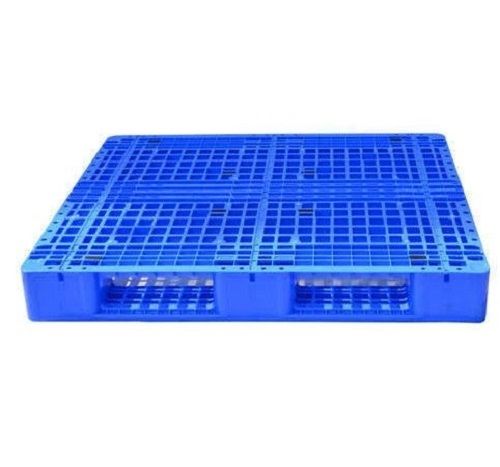 Blue Rectangular 48 X 40 X 6.5 Inches Plastic Pallet For Shipping Purpose 