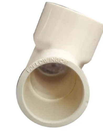 White Round Section Light Weight Plain Cpvc Pipe Fittting