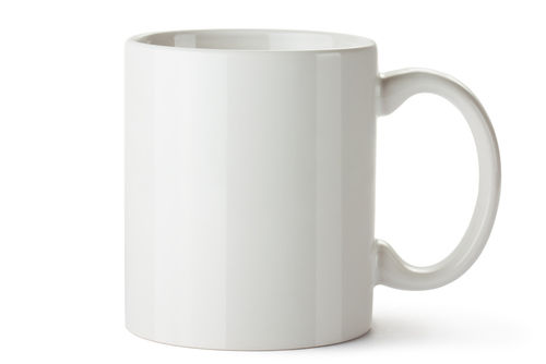 White Plain Sublimation Ceramic Mugs For Gifting Purpose