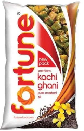 1 Litre Pure Kachi Ghani Refined Mustard Oil For Cooking Application: Kitchen