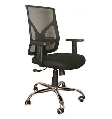 मशीन से बना 10 किलो आरामदायक वाटर रेसिस्टेंट स्टेनलेस स्टील और मेश ऑफिस चेयर