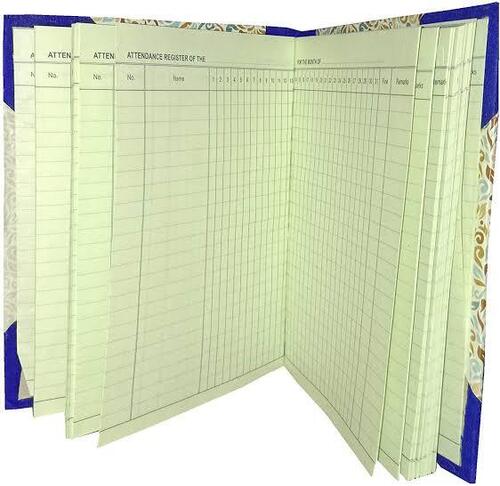 100% Brightness Attendance Register For Office And School Use