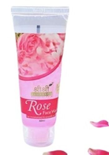 100 Milliliter Smooth Texture Cream Form For Unisex Herbal Rose Face Wash 