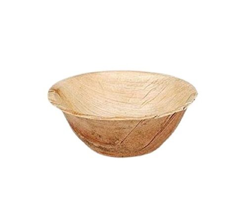 4 Inch Brown Round Shape Areca Leaf Cup Application: For Events