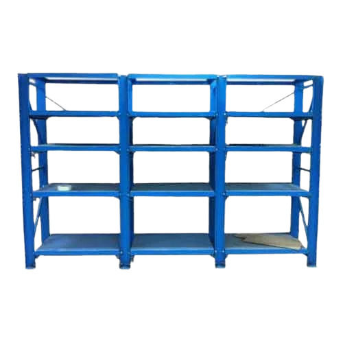 6x3 Foot Rust Proof Paint Coated Mild Steel Storage Rack With Twelve Racks