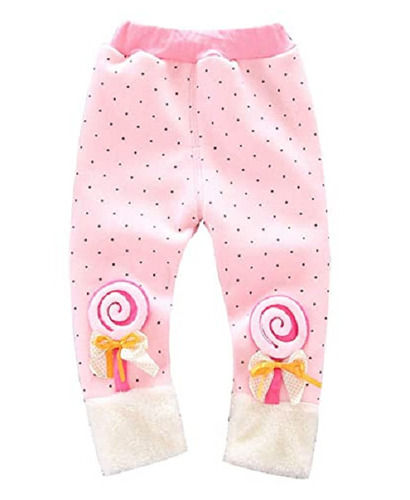 Comfortable Printed Modern Elastic Waistband Soft Woolen Leggings For Girls Age Group: 3-5