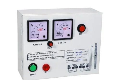 Electric Mild Steel Powder Coated Surface Submersible Pump Control Panel Board  Dimension(L*W*H): 1250 X 1000 X 500 Mm Millimeter (Mm)