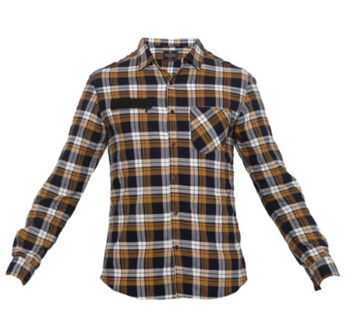 Full Sleeves Casual Wear Spread Collar Checked Cotton Shirt For Mens