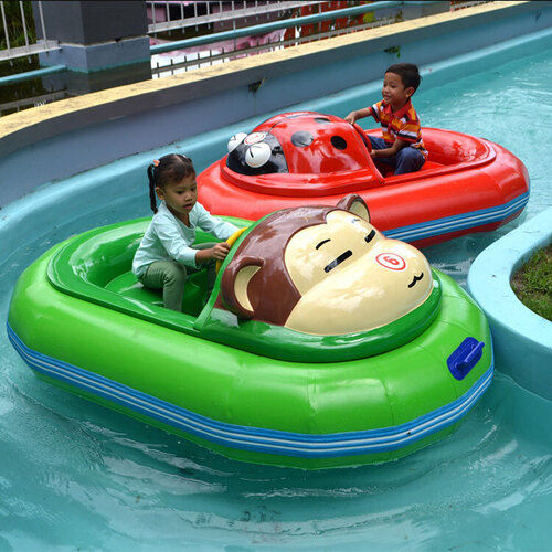 Hard Structure Round Shape Animal Bumper Boat For Kids