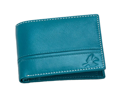 Matt Finish Plain Leather Mens Wallets