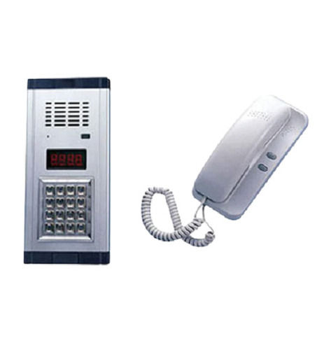 Silver Metal And Plastic Digital Call Audio Door Phone For Home And Office