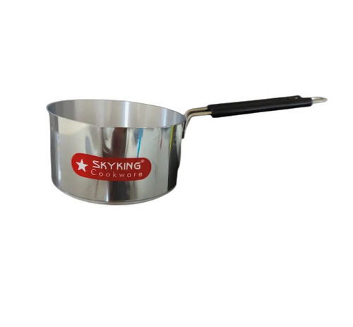 Round Induction Bottom Aluminum Saucepan For Kitchen Interior Coating: Aluminium