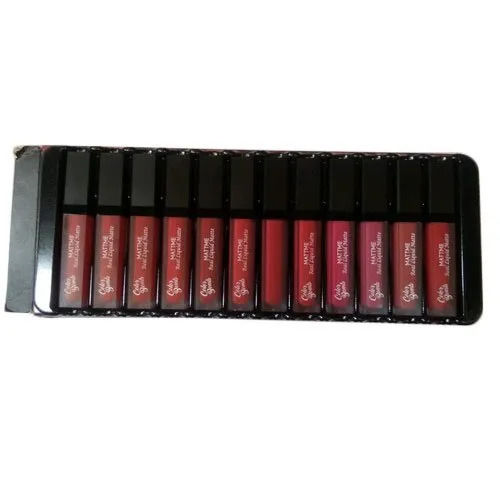 Waterproof Skin Friendly Long Listing And Water Proof Liquid Lipstick 12 Piece 