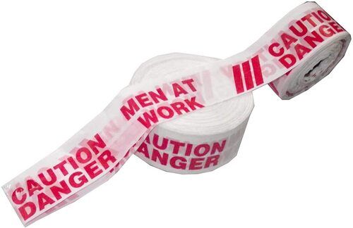 White Caution Tape Roll