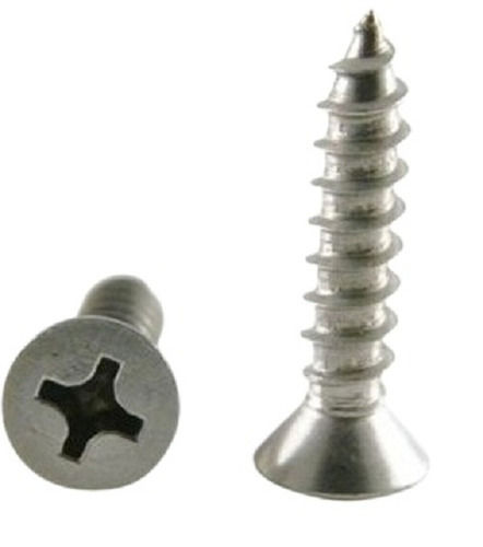 1.2 Inch 3 Mm Thick Rust Proof Polished Finish Mild Steel Furniture Screw