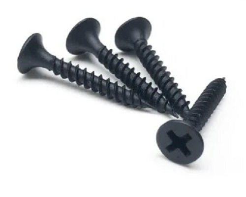 Black 1.5 Inch 2 Mm Galvanized And Polished Finish Mild Steel Drywall Screw 