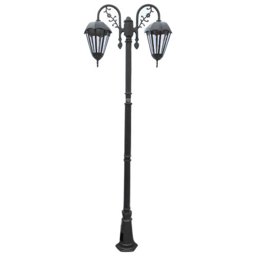 220 Volt 10 Feet Garden Pole Lights With Cold White