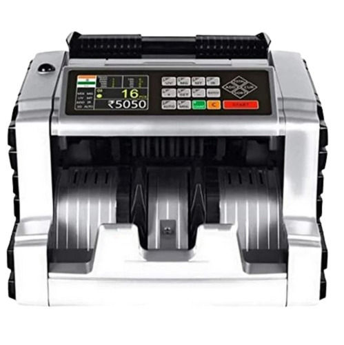 Grey And Silver 300 X 235 X 178 Mm Fully Automatic Currency Counting Machine