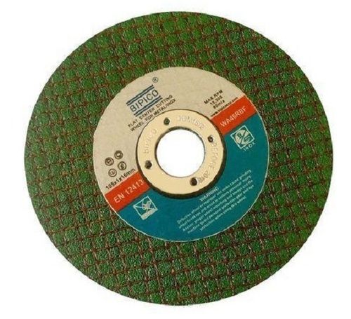 Green 4 Inches 12X12X10 Cm Aluminum Oxide Round Cut Off Wheel For Metal Cutting