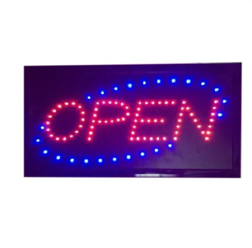 4x1.5 Feet Stainless Steel 24 Voltage Electrical Led Sign Board For Advertisement