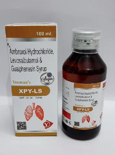 Ambroxol Hydrochloride, Levosalbutamol And Guaiphenesin Syrup