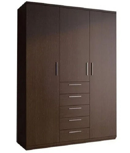 Machine Made Eco Friendly Matt Finish Solid Wood Modular Wardrobe 