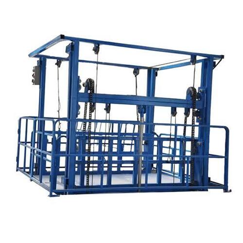 Rust Proof Body Semi Automatic Electric Good Lifts For Industrial Use