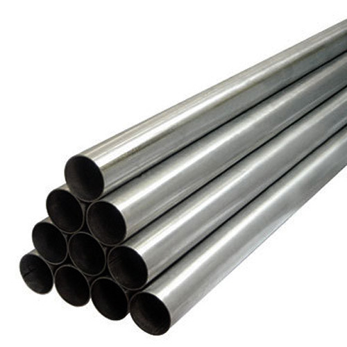 Stainless Steel Seamless Round Pipe - High Pressure, 6 Feet Length, Corrosion Resistant, Silver Color, Designed for High-Pressure Water Systems