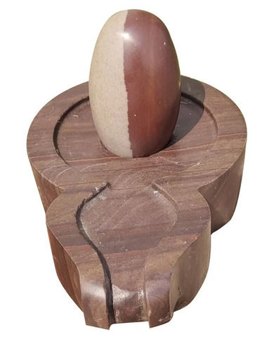 Scratch Resistant Washable Polished Handmade Stone Ardhnarishwar Narmada Shivling