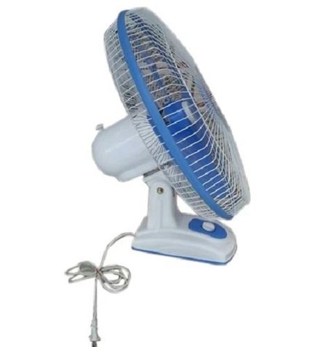 Wall-Mounted Air Cooling Fan - 80 Watt, 150mm Blade Diameter, Blue and White Plastic | Adjustable Speed Mode, 1 Star Energy Efficiency Rating, Lightweight Design