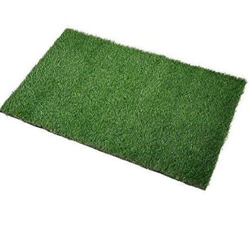 Green 4 X 6 Feet Rectangular Artificial Anti-Slip Latex Plastic Grass Mat For Home