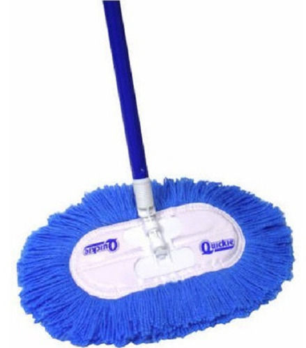 Blue 48 Inch 650 Gram Plastic Handle And Cotton Pad Floor Cleaning Mop 