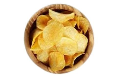 Crispy Crunchy Round Fried Salty Potato Chips For Munching