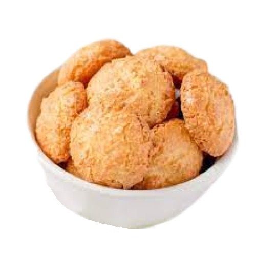 Delicious Round Sweet Semi Hard Textured Baked Coconut Cookies