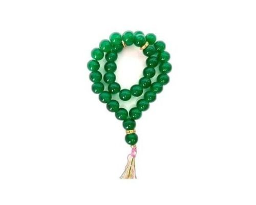 Green Eco Friendly Polished Finished Round Bead For Spiritual Purpose