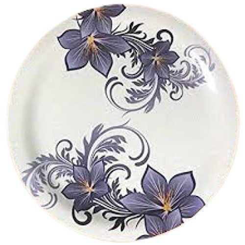 Floral Printed Pattern Modern Design Eco-Friendly Plastic Plates Application: Home