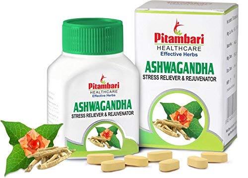 Pitambari Ashwagandha Herbal Tablets (60 Tablets)