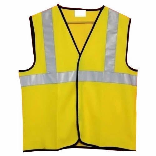 Reflective Safety Jacket Without Sleeves For Construction And Traffic Control