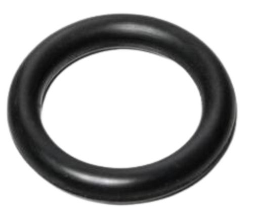 Black 1 Inches Long 6 Mm Thick Plain Round Rubber Ring For Industrial