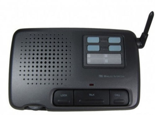 17.02 X 4.52 X 10.49 Cm 220 Voltage 35 Watt 50 Hertz Abs Plastic Body Wireless Intercom  Storage Channel: 3