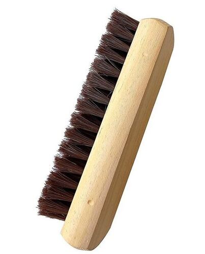 210 Gram Wooden Body And Nylon Strips Shoe Polish Brush