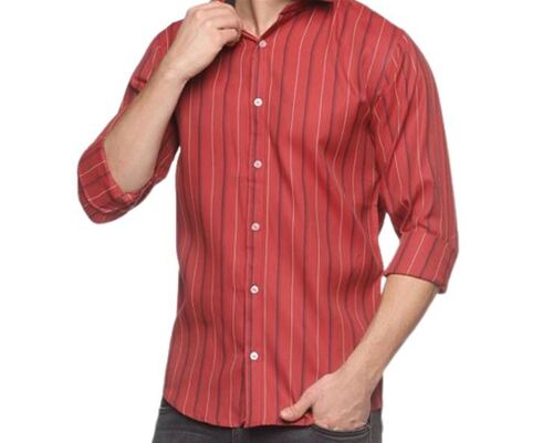 300 Grams 40X32X20 Inches Washable Cotton Full Sleeves Mens Printed Shirt Age Group: 18 Year Above